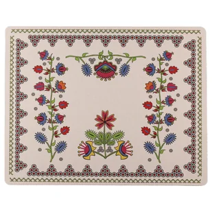 Podkładka pod mysz folk krakowski Brzesko 36 x 29 cm beżowa - Podkładki pod mysz - miniaturka - grafika 1