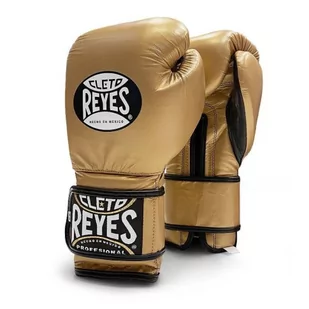 Cleto Reyes Rękawice Bokserskie Velcro Sparing Gloves Gold - Rękawice bokserskie - miniaturka - grafika 1