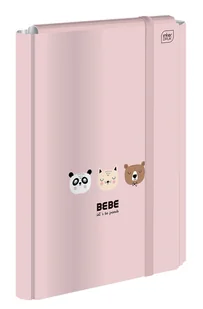 INTERDRUK TECZKA z GUMKĄ Twarda A4 BB Friends - Pozostałe akcesoria dla plastyków - miniaturka - grafika 2