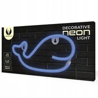 Pozostałe oświetlenie - Neon LED wieloryb niebieski FLNE19 forever light - miniaturka - grafika 1