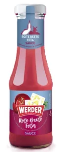Sos WERDER Rote Beete feta sos z burakami i fetą 250ml - Majonezy i dressingi - miniaturka - grafika 1