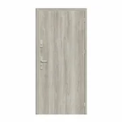 Drzwi zewnętrzne - Drzwi wewnętrzne wejściowe MDF RC2 32dB Eris Set jesion modern 80 prawe - miniaturka - grafika 1