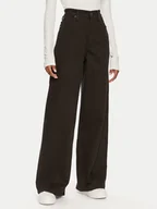 Spodnie damskie - Calvin Klein Jeansy Infinite K20K207304 Czarny Wide Leg - miniaturka - grafika 1