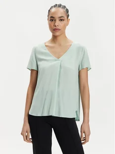 Vero Moda Bluzka Brit 10285552 Zielony Loose Fit - Bluzki damskie - miniaturka - grafika 1