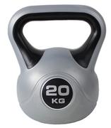 Hantle i ciężarki - Kettlebell SportVida ketle hantla winylowa 20 kg SV-HK0086 - miniaturka - grafika 1