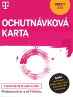 Startery i doładowania - Czeska karta anonimowy starter T-mobile 10 Czk 733 702 755- Złoty numer - miniaturka - grafika 1