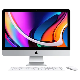 iMac 27 Retina 5K / i7 3,8GHz / 32GB / 512GB SSD / Radeon Pro 5500 XT 8GB / Gigabit Ethernet / macOS / Silver (srebrny) MXWV2ZE/A/32GB - Zestawy komputerowe - miniaturka - grafika 3
