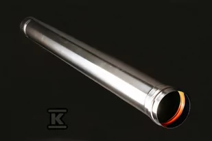 Rura kominowa L-1000 DN60 jednościenna kondensacyjna z uszczelką do kotłów kondensacyjnych / turbo - Kominy i akcesoria - miniaturka - grafika 1