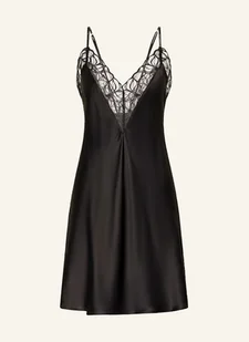 Calvin Klein Negliż Chemise Z Satyny schwarz - Bielizna nocna - miniaturka - grafika 1