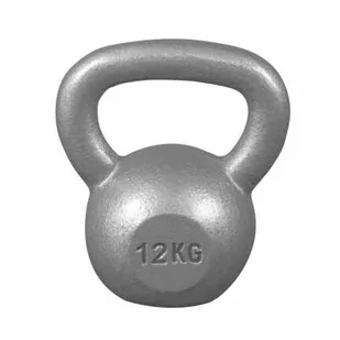 12 kg Kettlebell żeliwny Gorilla Sports żeliwo hantel kettle solidny - Kettlebell - miniaturka - grafika 1