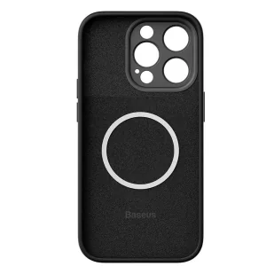 Zestaw ochronny Baseus Liquid Silica etui magnetyczne i szkło hartowane do iPhone 14 Pro (czarny) - Etui i futerały do telefonów - miniaturka - grafika 2