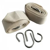 Hamaki - Mirpol Mirpol taśmy do mocowania beżowy MIRHSTRAP3 - miniaturka - grafika 1