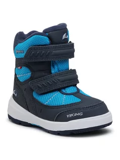 Buty dla dziewczynek - Viking Śniegowce Toasty II Gtx GORE-TEX 3-87060-535 Granatowy - grafika 1