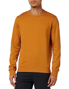 Farah Bluza męska Tim Crew, Ochra brązowy, L - Bluzy męskie - miniaturka - grafika 1