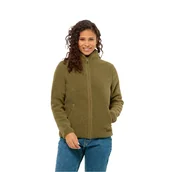 Kurtki damskie - Ciepły polar damski Jack Wolfskin HIGH CURL JACKET W cottage - XS - miniaturka - grafika 1