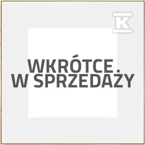 Ramka 1-krotna DUO: Biała, podstawa złota, SIMON55 - Klawisze i ramki - miniaturka - grafika 1