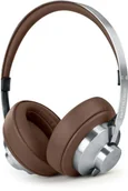 Słuchawki - Muse Headphones M-298 SBR Bluetooth ANC Brown/Silver - miniaturka - grafika 1