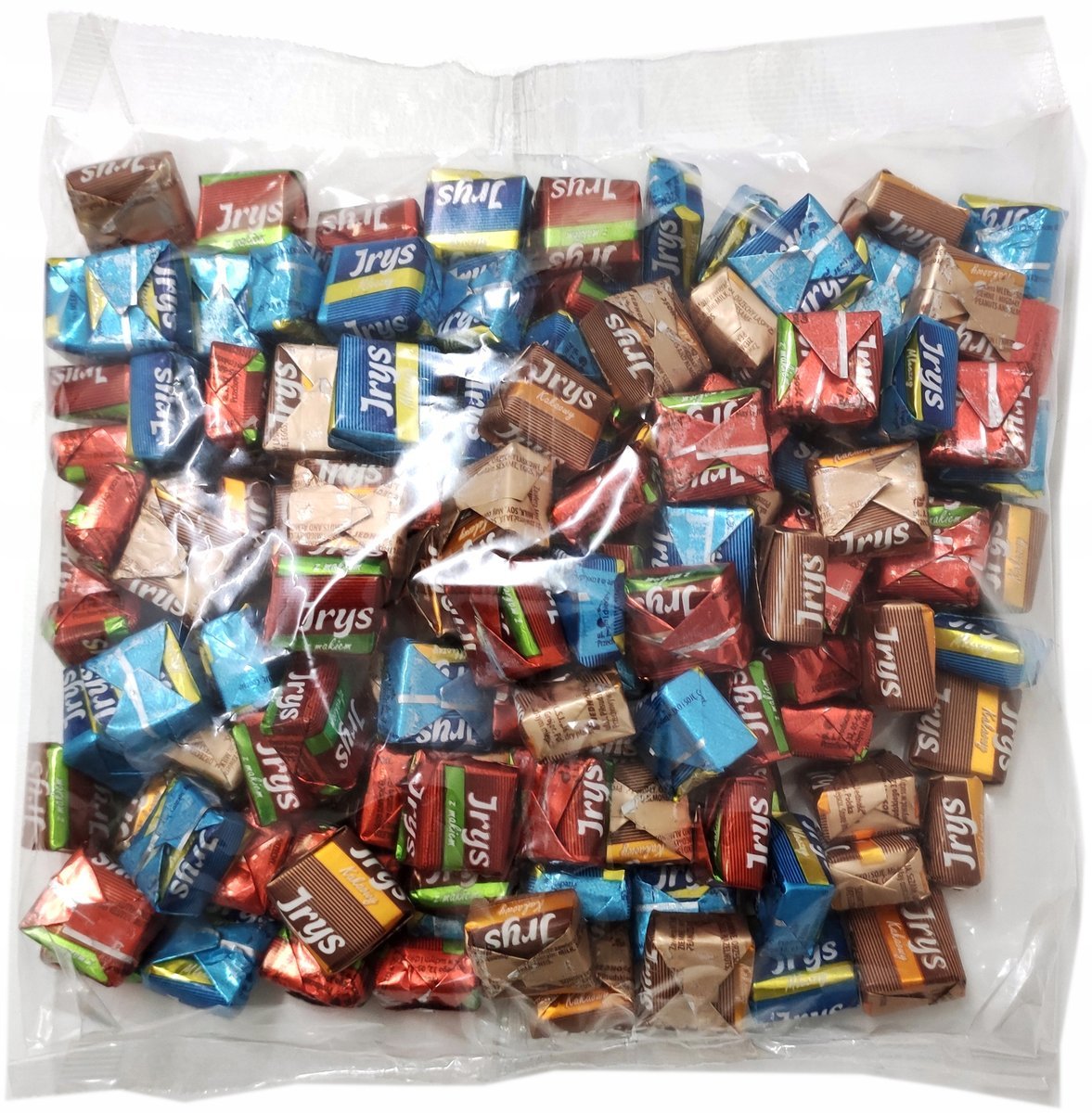 Jedność Cukierki Irysy Mix Śmietanka Kakao Mak 1 kg