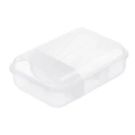 Pojemniki kuchenne - Rotho pojemnik na żywność, z wyciąganą ścianką dzielącą, rozmiar S, pojemność 0,9 l, wymiary (dł. x szer. x wys.) 17,7 x 12,9 x 6 cm, wykonany z tworzywa sztucznego/polipropylenu, wolny od BPA, wyprod 1111800096 - miniaturka - grafika 1