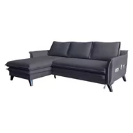 Narożniki - Antracytowy narożnik rozkładany Miuform Charming Charlie, lewostronny - miniaturka - grafika 1