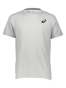 asics Koszulka sportowa w kolorze jasnoszarym - Koszulki sportowe męskie - miniaturka - grafika 1