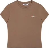 Koszulki i topy damskie - Koszulka damska Fila Trivero beżowa FAW1205 70008 L - miniaturka - grafika 1