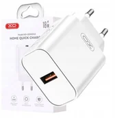 Ładowarki do telefonów - XO ładowarka sieciowa CE33 QC 18W 1x USB biała - miniaturka - grafika 1