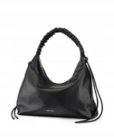 Torebki damskie - Torebka Damska Mała Typu Hobo PUCCINI Czarna BK2241215S-1 - miniaturka - grafika 1