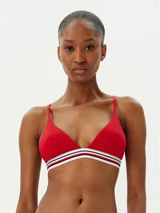 Tommy Hilfiger Góra od bikini UW0UW05805 Czerwony - Stroje kąpielowe - miniaturka - grafika 1