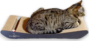 Drapak dla kota czarny NATAN 58x6.6x24 cm MruuPruu - Drapaki dla kotów - miniaturka - grafika 1