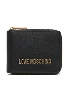 Portfele - LOVE MOSCHINO Mały Portfel Damski JC5639PP1NLD0000 Czarny - miniaturka - grafika 1
