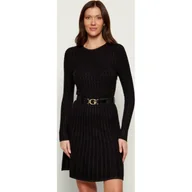 Sukienki - GUESS Sukienka z paskiem HANA - miniaturka - grafika 1