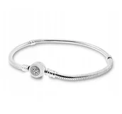 Bransoletki - Bransoletka srebrna 21 cm do Pandora charms B180 - miniaturka - grafika 1