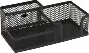 NET Przybornik na biurko siatka czarny Net Z9058 - Przyborniki na biurko - miniaturka - grafika 1