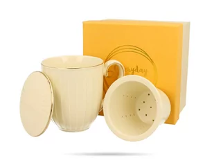 Duo EXCLUSIVE KUBEK Z ZAPARZACZEM 400 ML NINA PORCELANA 5902693911197 - Kubki - miniaturka - grafika 1