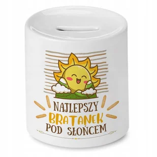 SKARBONKA PREZENT NA URODZINY 40 40te 40-te z Nadrukiem ze Zdjęciem + Opakowanie na prezent (wzór 01) - Skarbonki - miniaturka - grafika 1