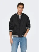 Kurtki męskie - Only & Sons Kurtka przejściowa 22025423 Czarny Regular Fit - miniaturka - grafika 1
