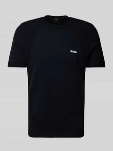 T-shirt z nadrukiem z logo - Koszulki męskie - miniaturka - grafika 1