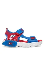 Buty dla chłopców - Skechers Sandały Creature-Splash-Bugtacular 402121L/BLRD Niebieski - miniaturka - grafika 1