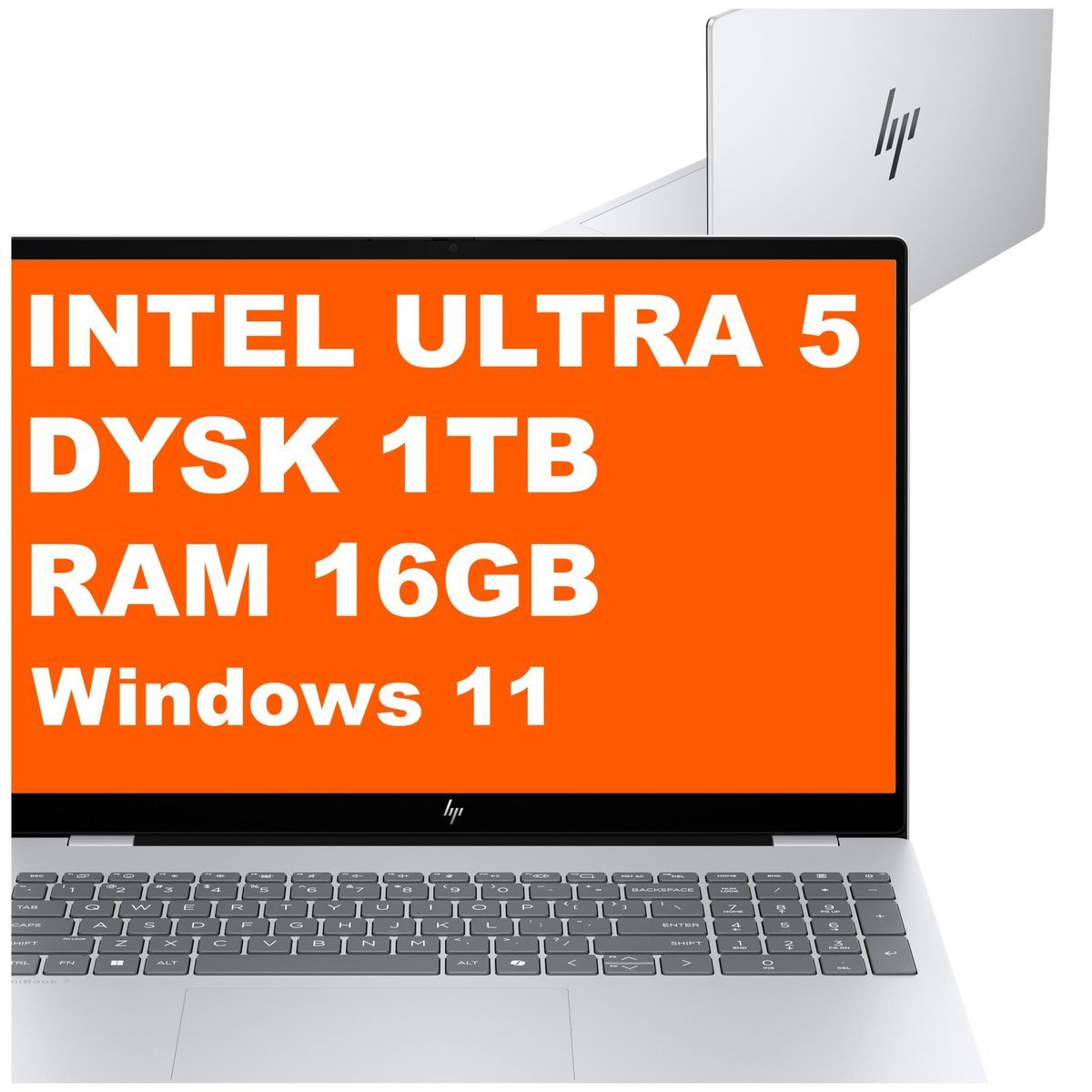 HP OmniBook 7 AI 16-ay0003na / BG3G9EA / Ultra 5 / 16GB / 1TB / Intel Arc / 2k / Win 11 / Srebrny
