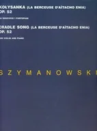 Książki o kulturze i sztuce - Kołysanka op 52 na skrzypce i fortepian - miniaturka - grafika 1