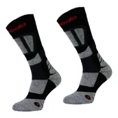 Skarpetki męskie - Skarpety Trekingowe Comodo Czarno-Szare 43-46 - miniaturka - grafika 1