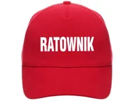 Czapki męskie - Czapka comfort RATOWNIK czerwona - miniaturka - grafika 1