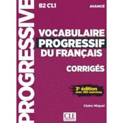 Książki do nauki języka francuskiego - Cle international Vocabulaire Progressif du Francais Niveau Avance. 3e Edition. Klucz - miniaturka - grafika 1