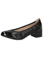 Czółenka - Caprice Damskie czółenka 9-22500-42, Czarna papka, 38.5 EU Weit - miniaturka - grafika 1