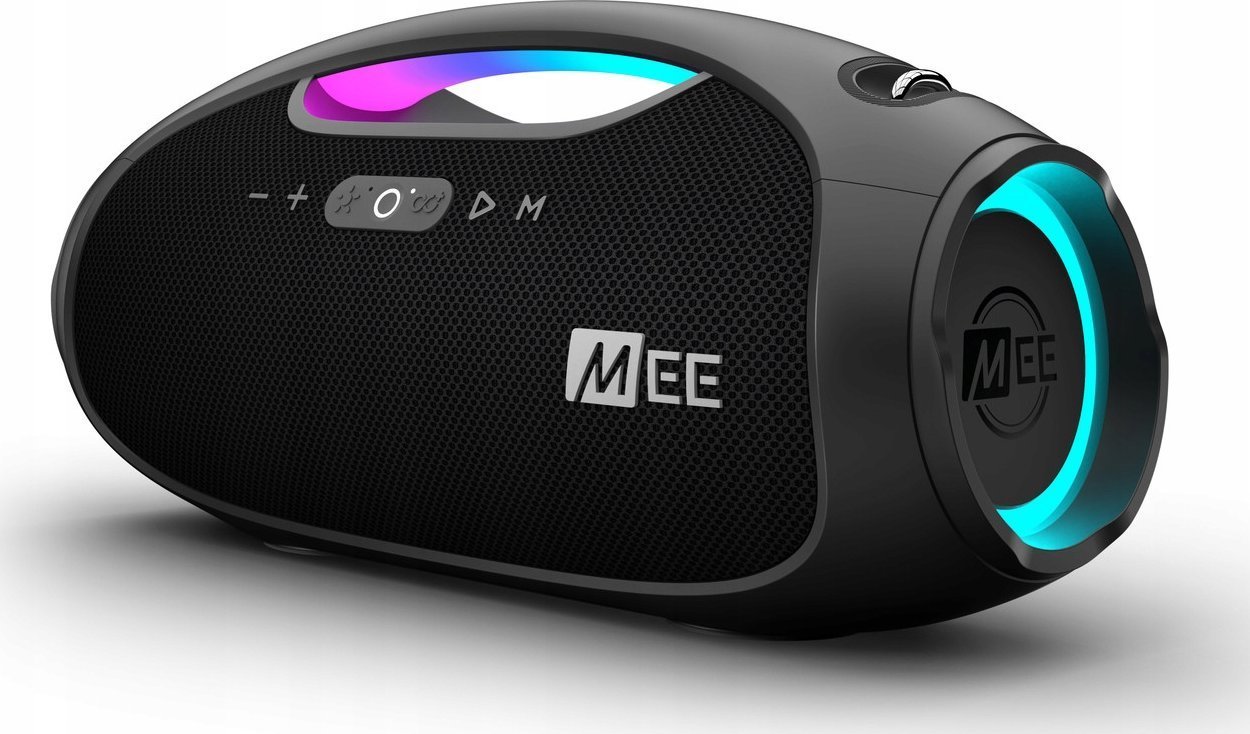 Głośnik MEE audio Mee Audio PartySPKR XL gĹoĹnik bezprzewodowy bluetooth z dynamicznym oĹwietleniem led i z funkcjÄ powerbank - Black