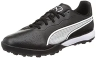 Piłka nożna - PUMA Unisex King Match Tt Buty piłkarskie, Czarna puma, biała puma, 45 EU - miniaturka - grafika 1