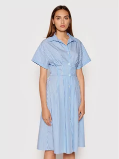 Sukienki - Rinascimento Sukienka koszulowa CFC0017854002 Niebieski Regular Fit - grafika 1