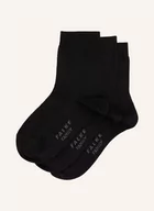 Skarpetki damskie - Falke Skarpety Family, 3 Pary schwarz - miniaturka - grafika 1