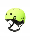 Kaski rowerowe - Tempish Kask rowerowy C-Mee Helmet 102001091 Zielony Neon - miniaturka - grafika 1